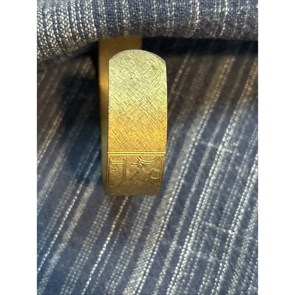 Vintage Gold Christian Dior Cuff Bracelet 1970s